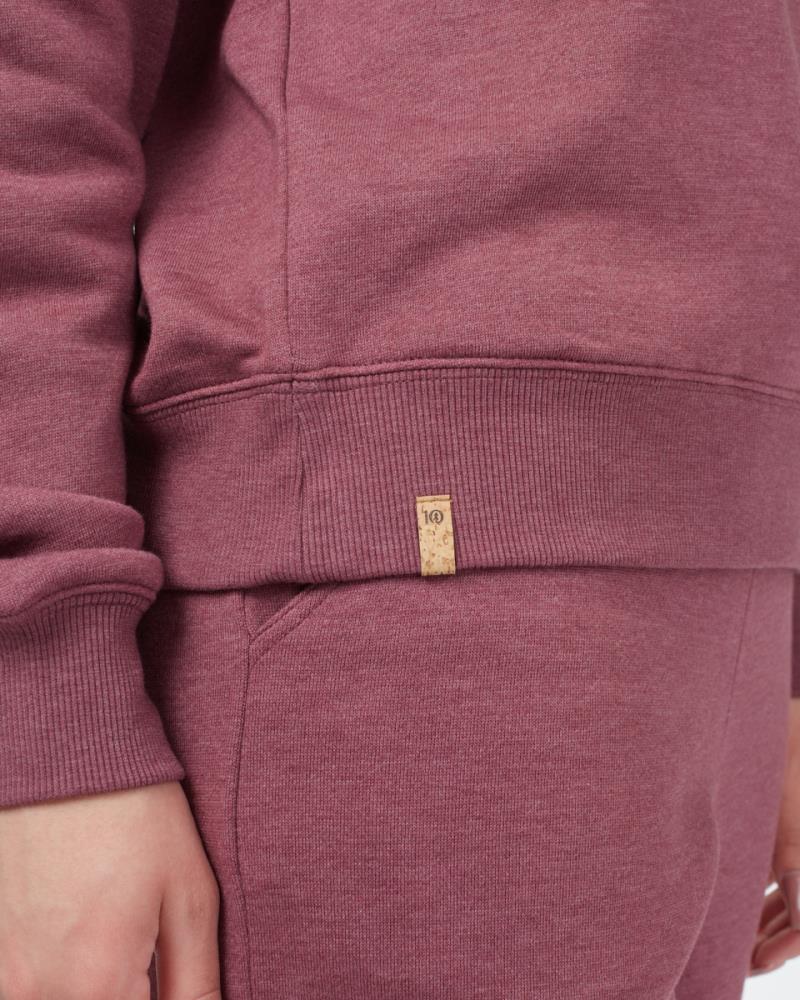 TreeFleece Crew - Womens - crushed berry 1