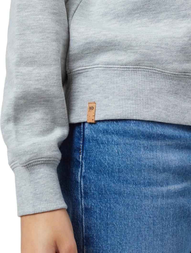 TreeFleece Crew - Womens - hi rise grey heather 1