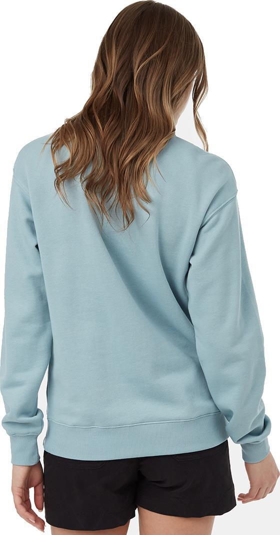 TreeFleece Crew - Womens - tourmaline blue 1
