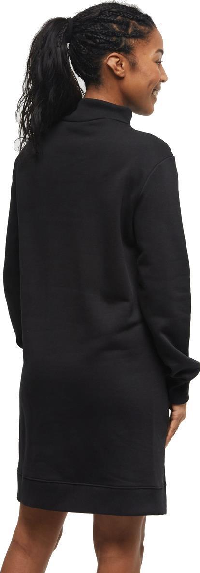 TreeFleece Mock Neck Sweatshirt Dress - meteorite black 1