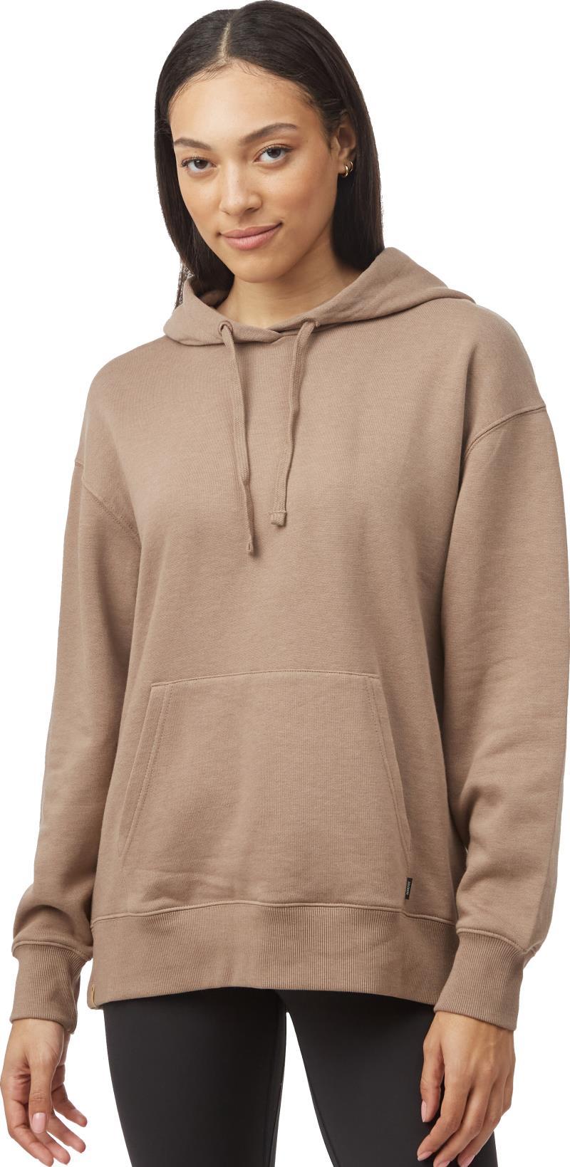TreeFleece Oversized Hoodie - Womens - pine bark 1