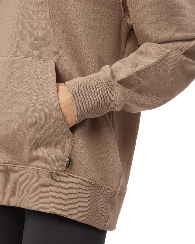 TreeFleece Oversized Hoodie - Womens - pine bark 1