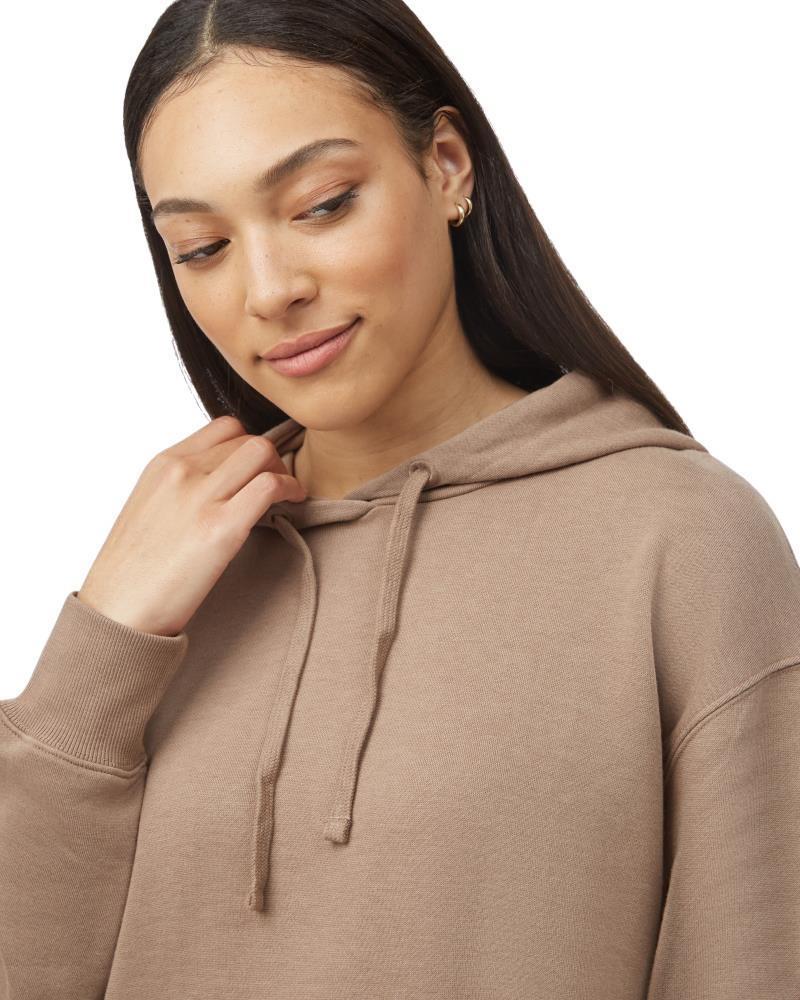 TreeFleece Oversized Hoodie - Womens - pine bark 1