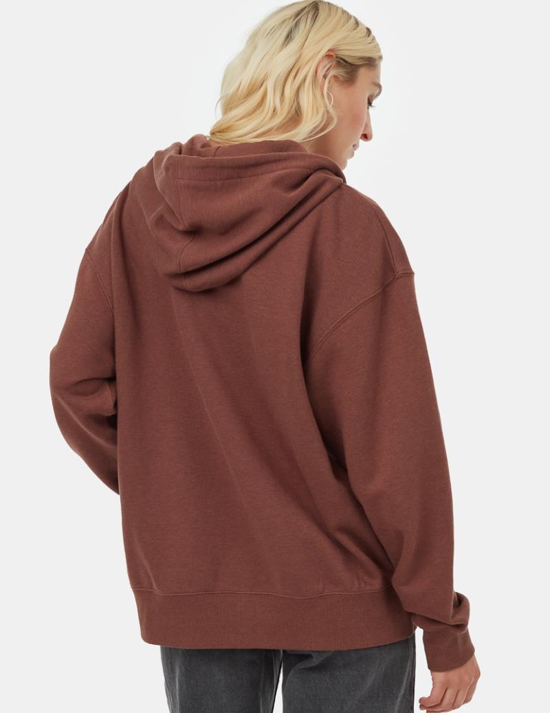 TreeFleece Oversized Zip Hoodie - Womens - Mesa Red 3