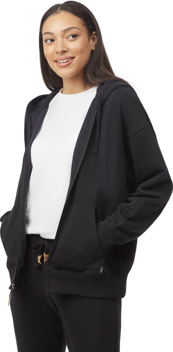 TreeFleece Oversized Zip Hoodie - Womens - Meteorite Black 2