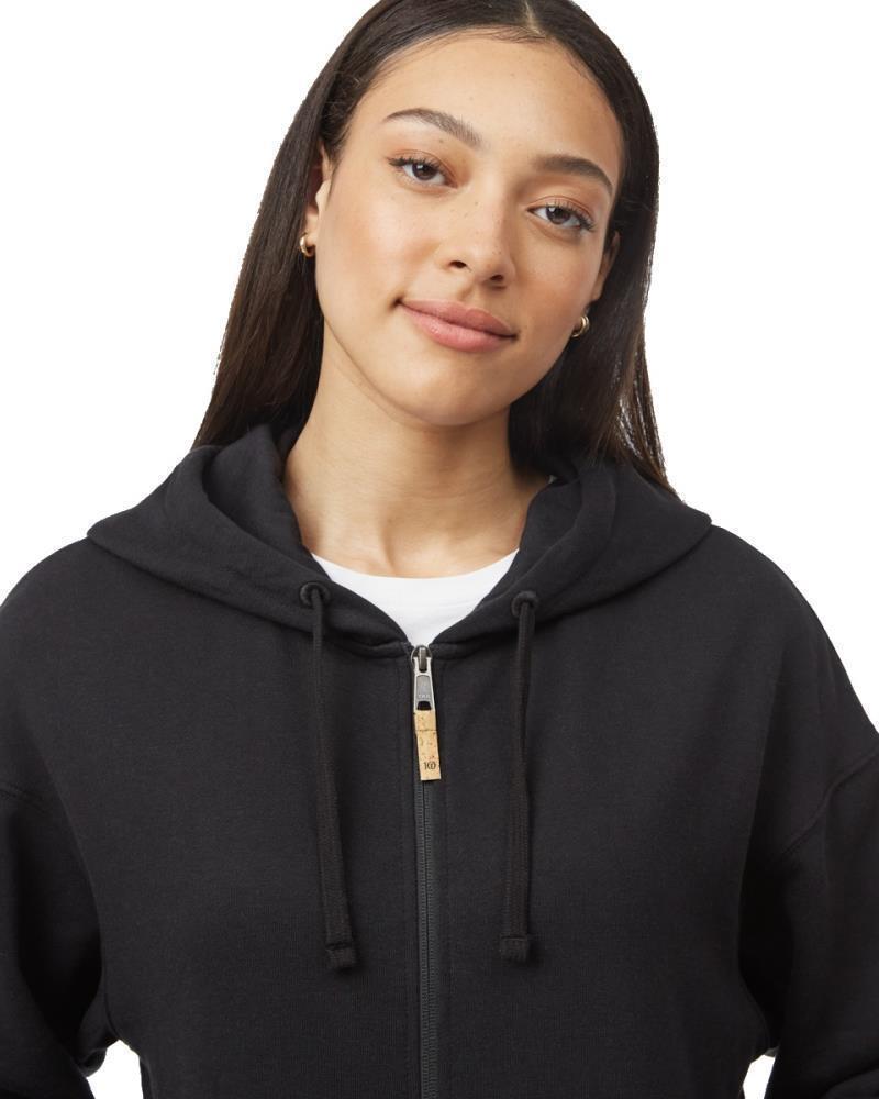 TreeFleece Oversized Zip Hoodie - Womens - Meteorite Black 4