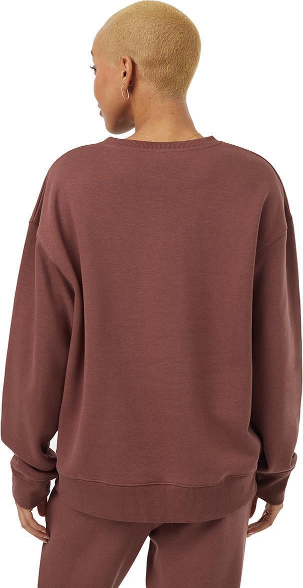 TreeFleece Relaxed Crew - Womens - mesa red 1