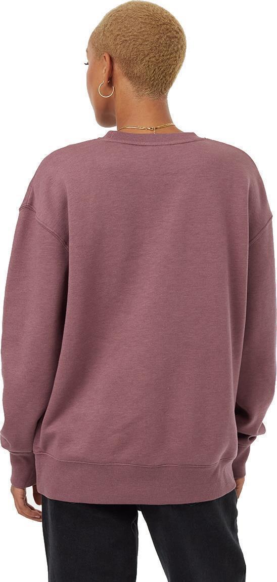TreeFleece Relaxed Crew - Womens - shaded mauve 1