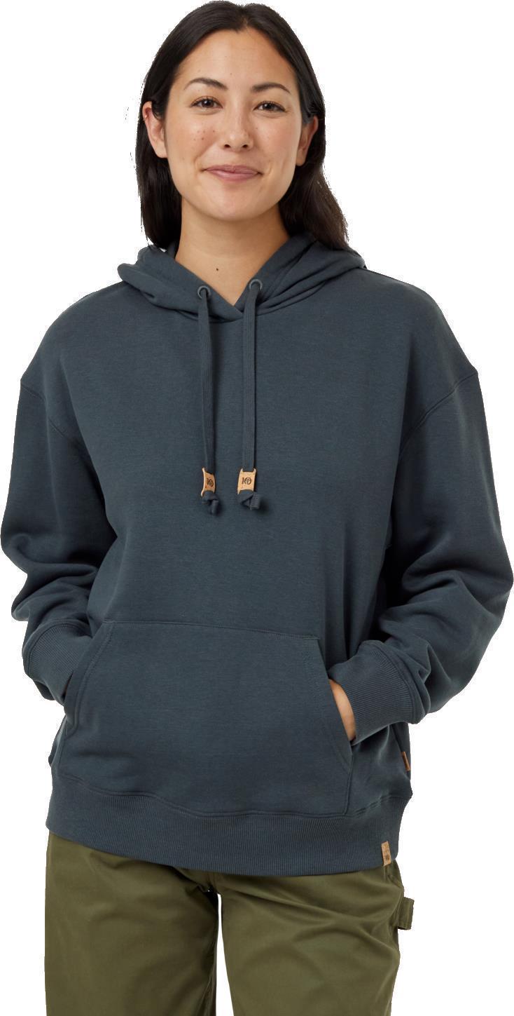TreeFleece Relaxed Hoodie - Womens - forest river green 1