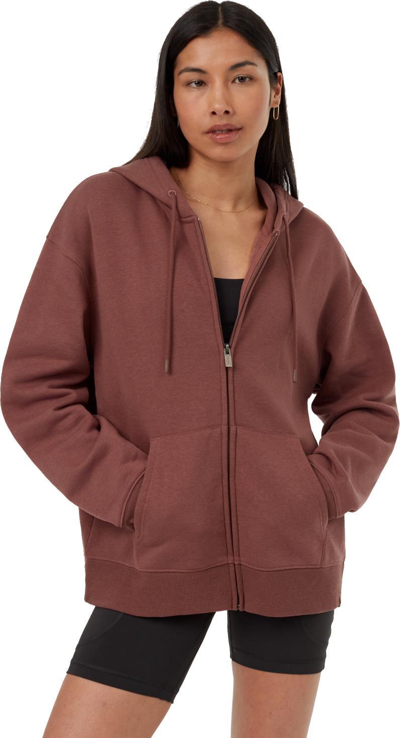 TreeFleece Relaxed Zip Hoodie - Womens - Mesa Red 1