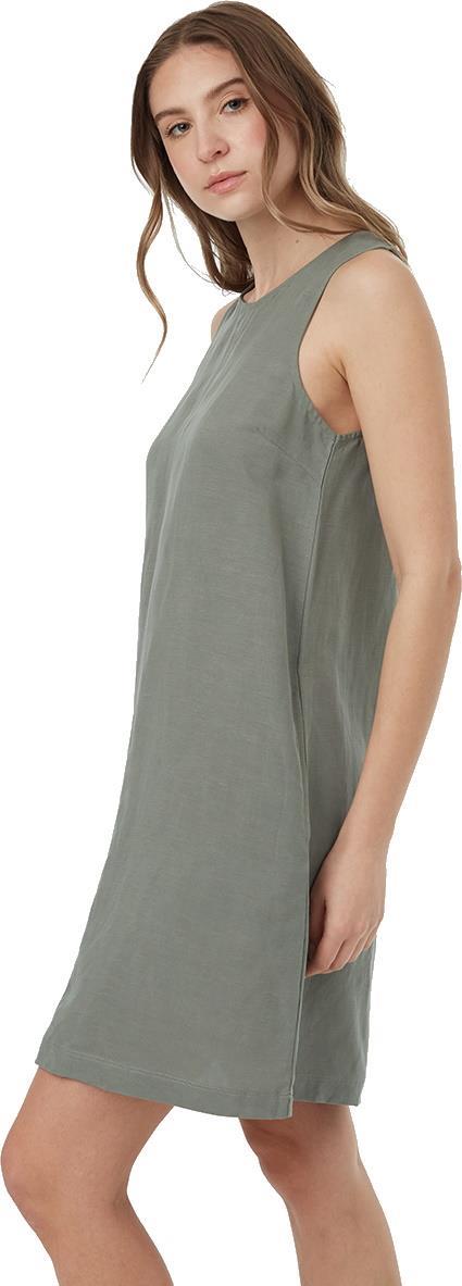 TreeLinen A-Line Dress - agave green 1