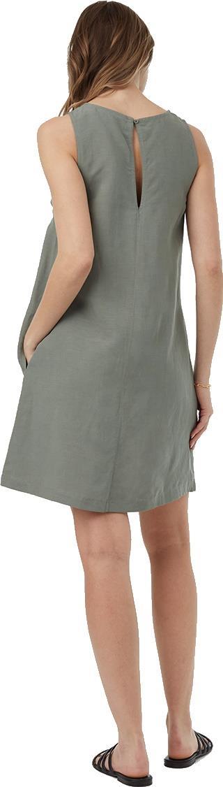 TreeLinen A-Line Dress - agave green 1