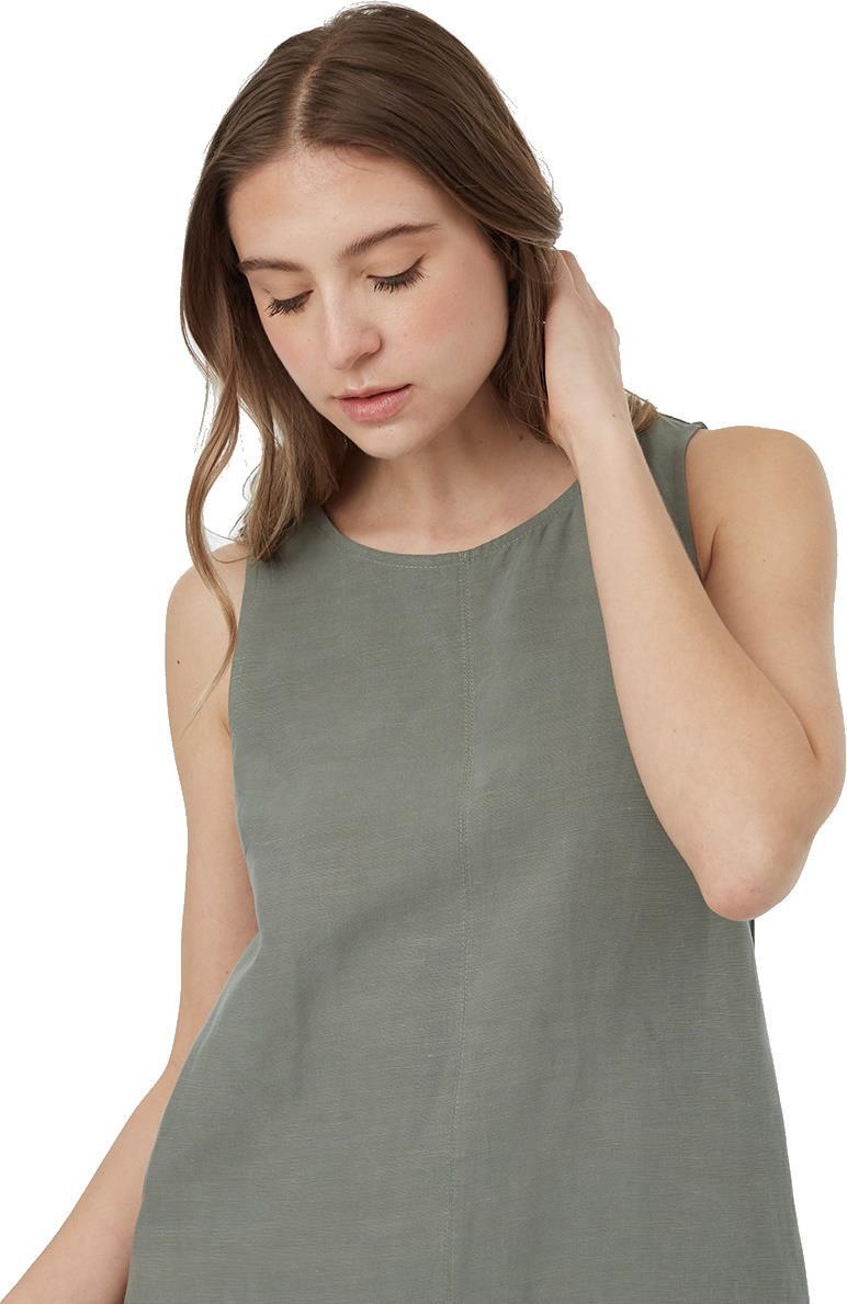 TreeLinen A-Line Dress - agave green 1
