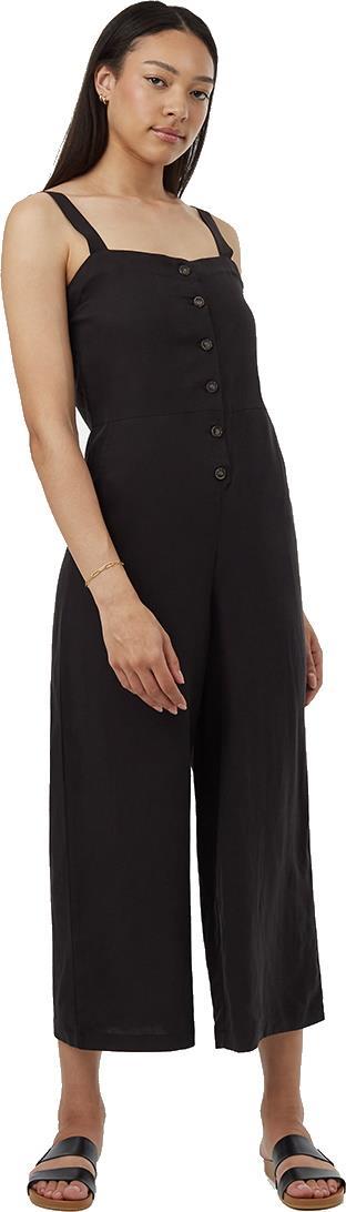 TreeLinen Apron Front Jumpsuit - meteorite black 1