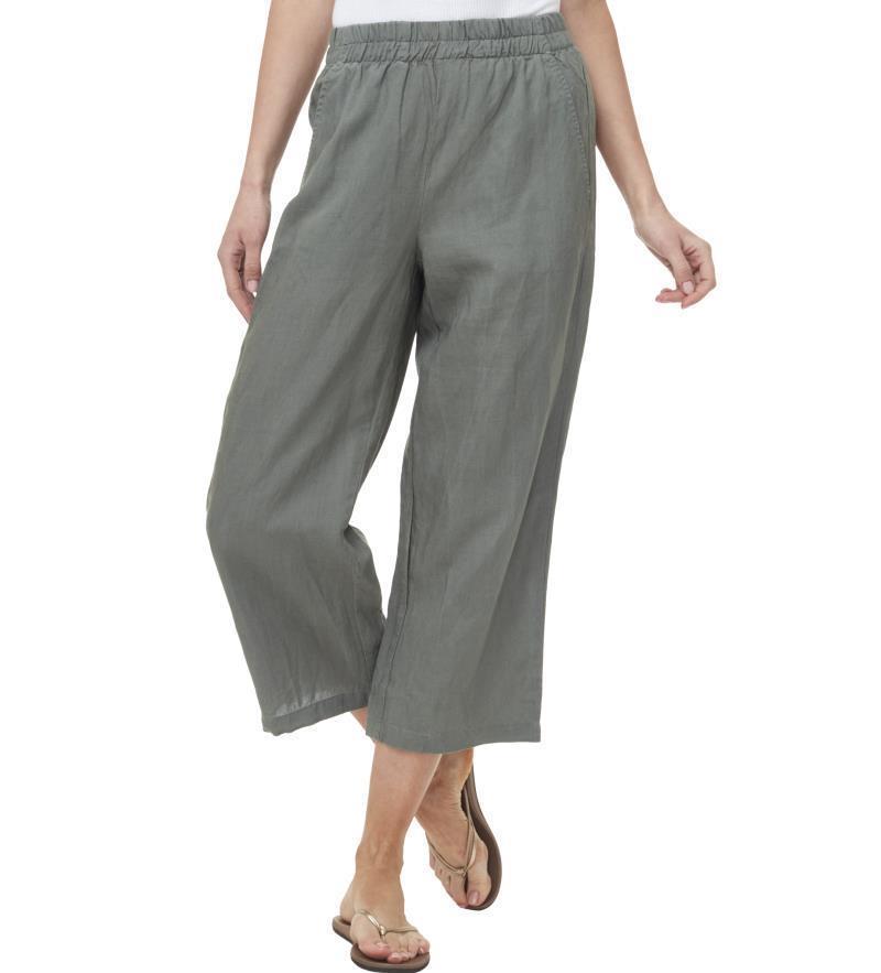 TreeLinen Billow Pants - Womens - Agave Green 1