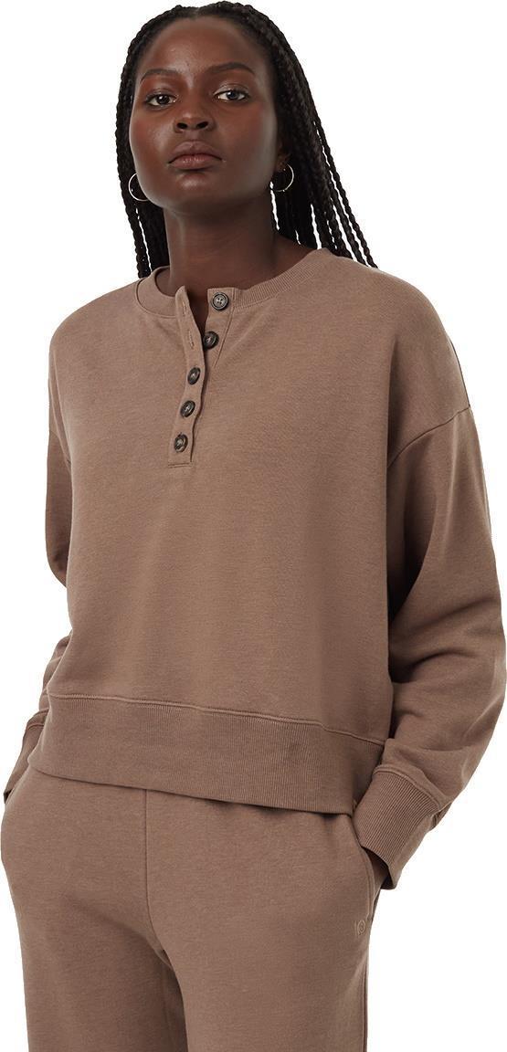 TreeTerry Henley Crew - Womens - Fossil 1