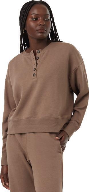 TreeTerry Henley Crew - Womens - Fossil 2