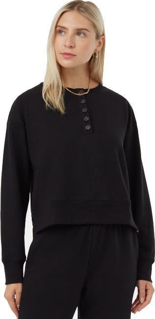 TreeTerry Henley Crew - Womens - Meteorite Black 2