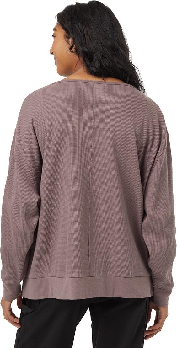 TreeWaffle Deep V-Neck LS - Womens - elkwood 1