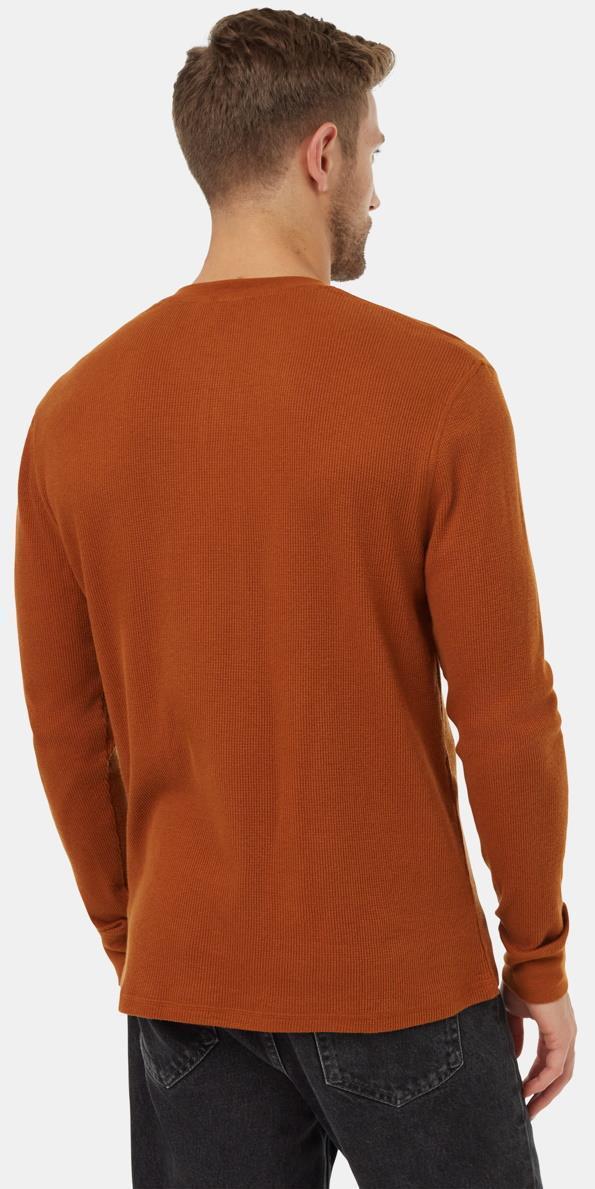 TreeWaffle Henley LS - Mens - Toffee 3