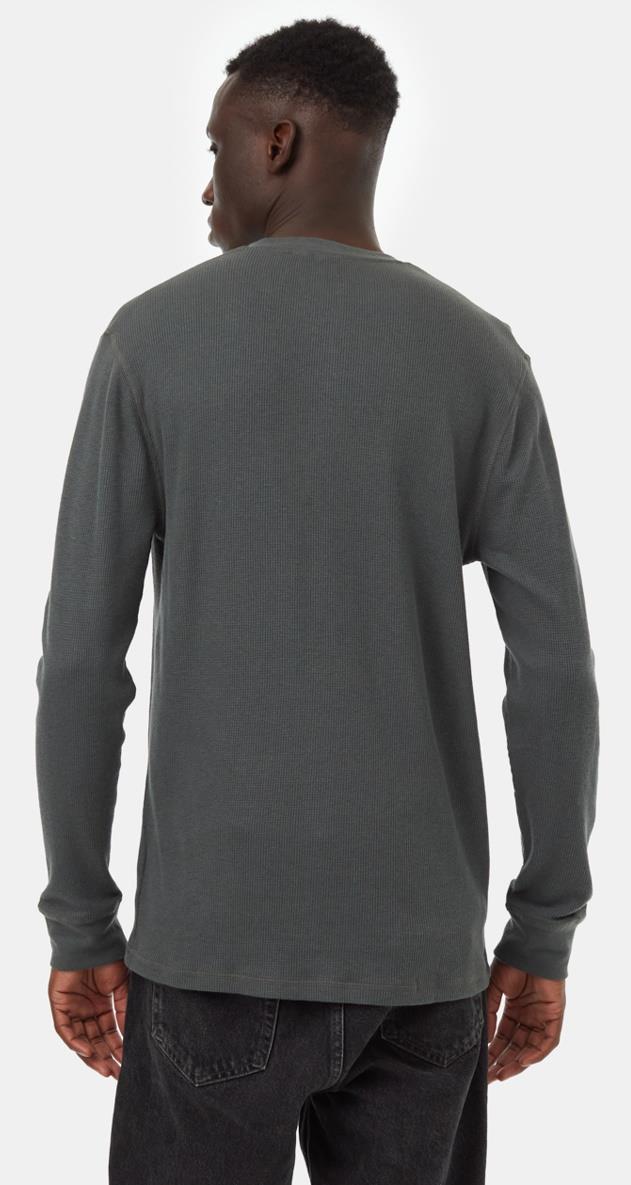 TreeWaffle Henley LS - Mens - Urban Green 4