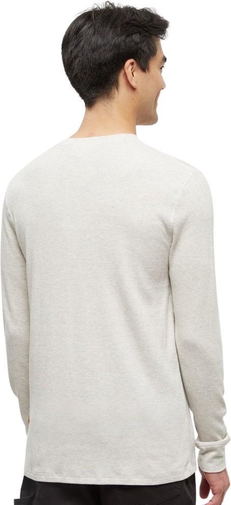 TreeWaffle Henley LS - Mens - vintage white heather 1