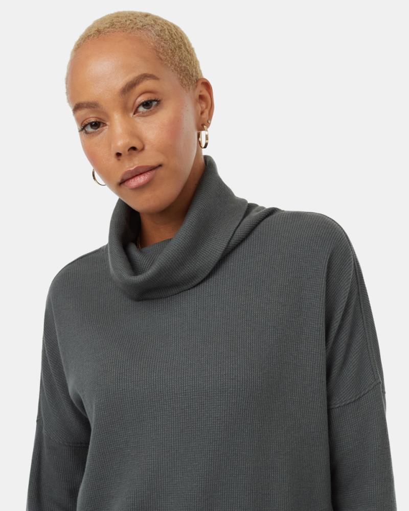 TreeWaffle Turtleneck LS - Womens -  1