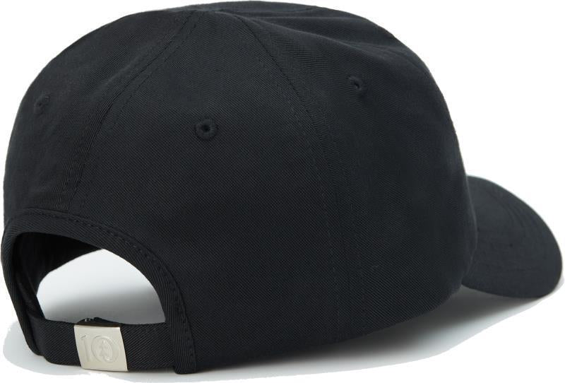 Tree Embroidery Tencel Peak Hat - meteorite black 1