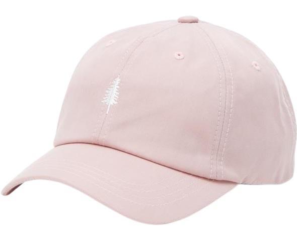 Tree Embroidery Tencel Peak Hat - orchid pink 1