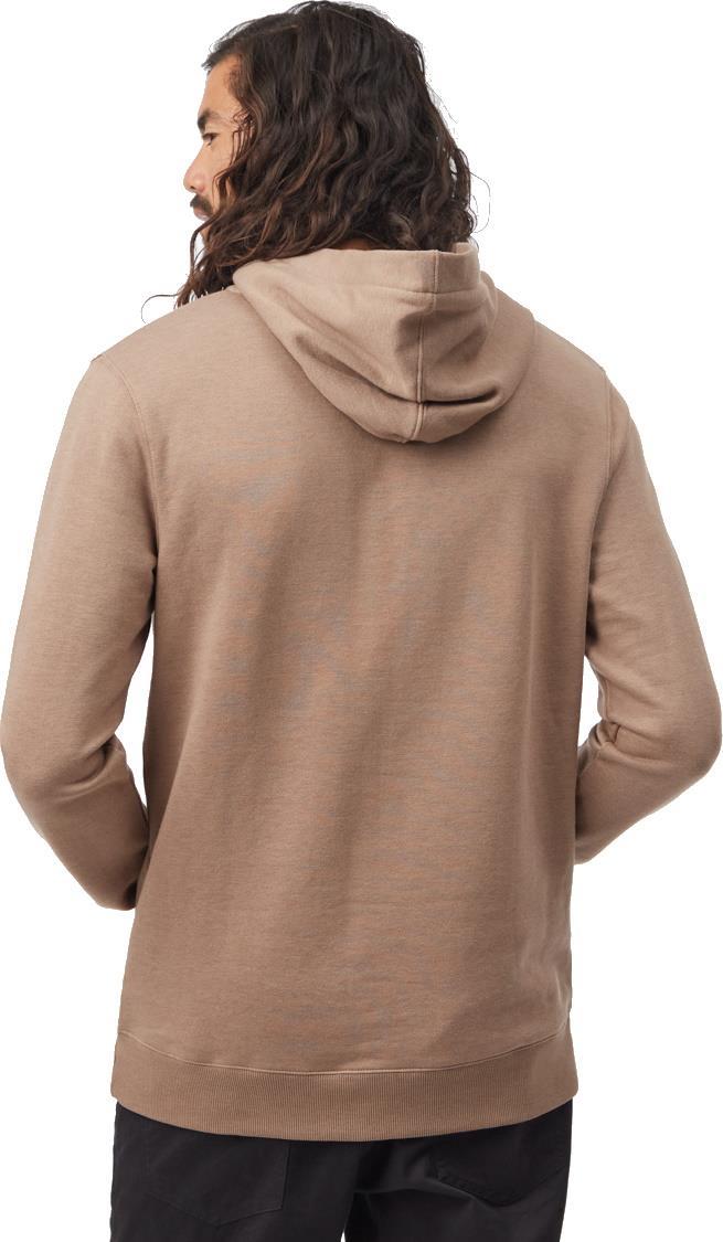 Treefleece 1/4 Button Hoodie - Mens - pine bark 1