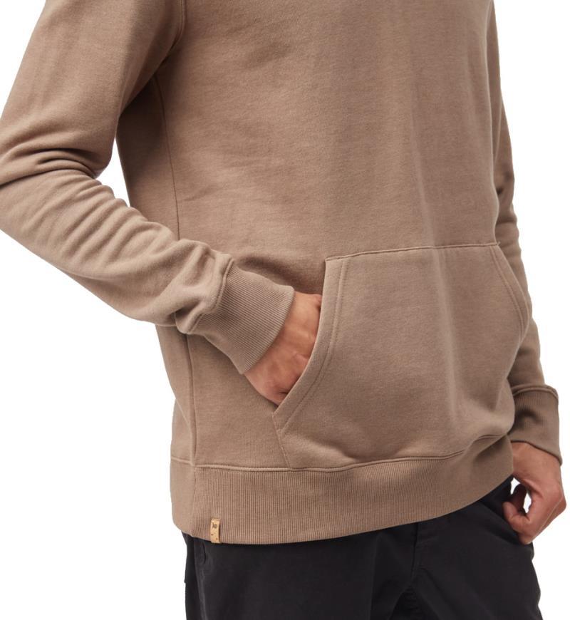 Treefleece 1/4 Button Hoodie - Mens - pine bark 1