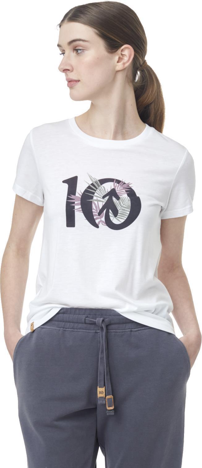 Tropical Ten T-Shirt - Womens - white 1