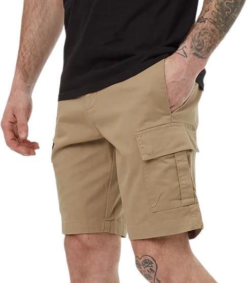 Twill Cargo Shorts - Mens - Khaki 1
