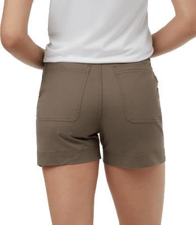 Twill High Waist Shorts - Womens - falcon 1