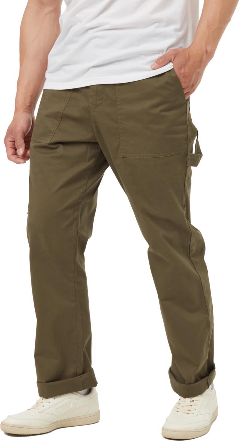 Twill Workwear Pants - Mens - olive night green 1