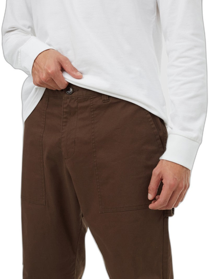 Twill Workwear Pants - Mens - slate brown 1