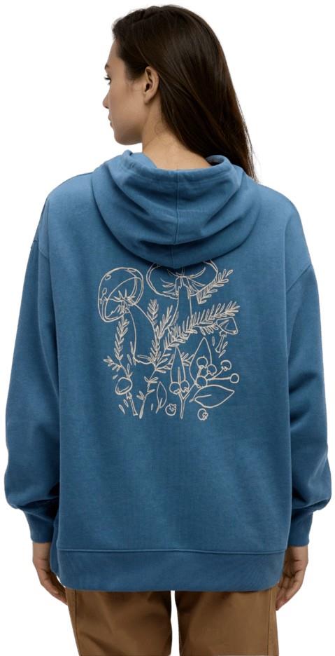 Understory Oversized Hoodie - Womens - blue horizon / pale oak 1