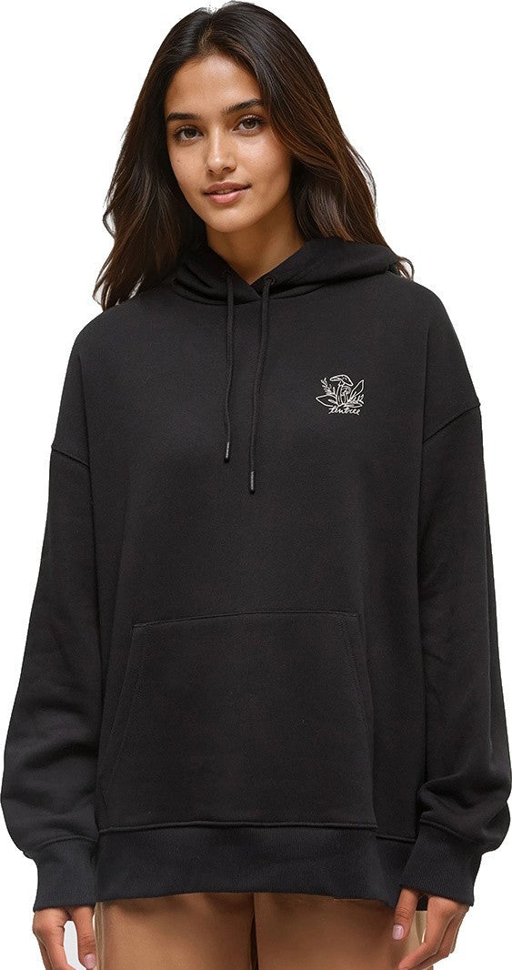 Understory Oversized Hoodie - Womens - meteorite black / warm oak 1