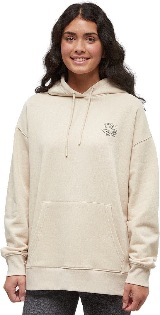 Understory Oversized Hoodie - Womens - warm oak / meteorite black 1