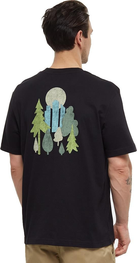 Urban Abstract Relaxed T-Shirt - Mens - meteorite black / gulf stream 1