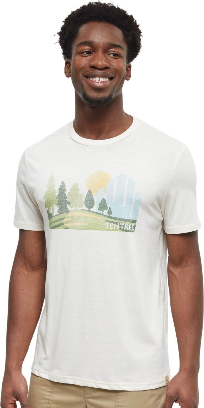 Urban Skyline T-Shirt - Mens - undyed / misted yellow 1