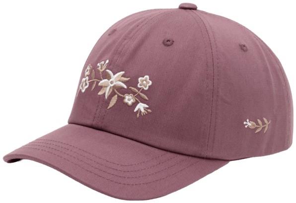Vine Floral Peak Hat - mauve stone / pale oak 1