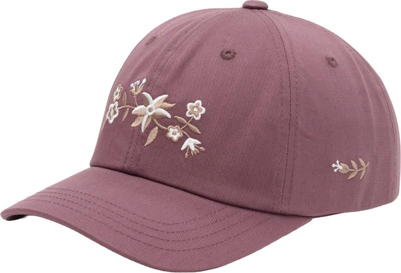 Vine Floral Peak Hat - mauve stone / pale oak 1