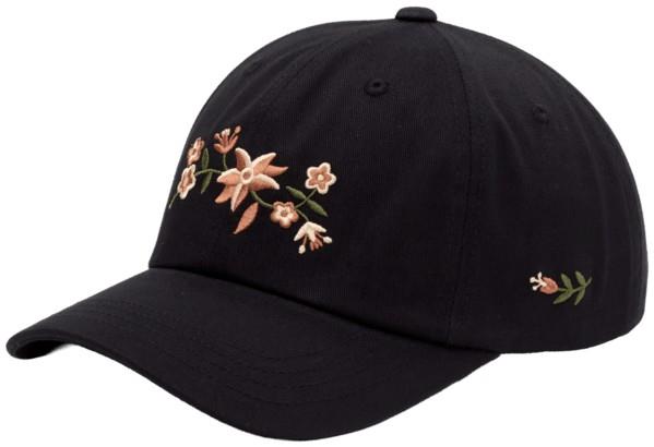 Vine Floral Peak Hat - meteorite black / hazelnut 1