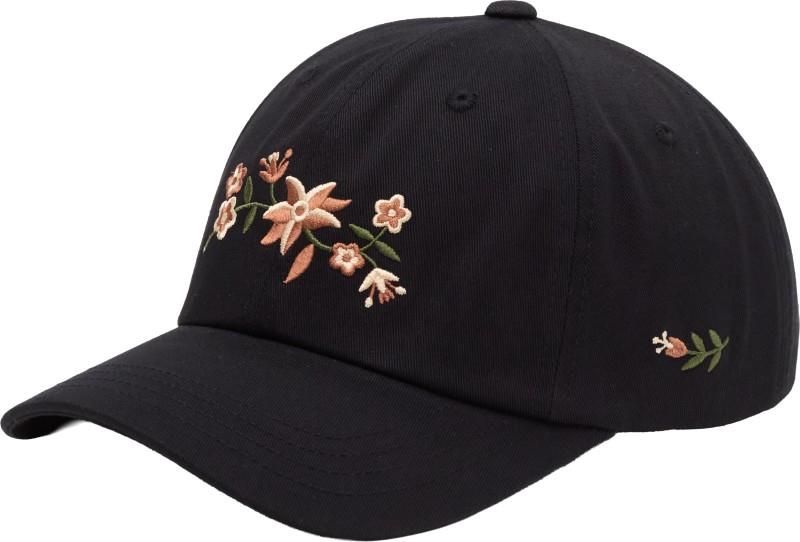 Vine Floral Peak Hat - meteorite black / hazelnut 1