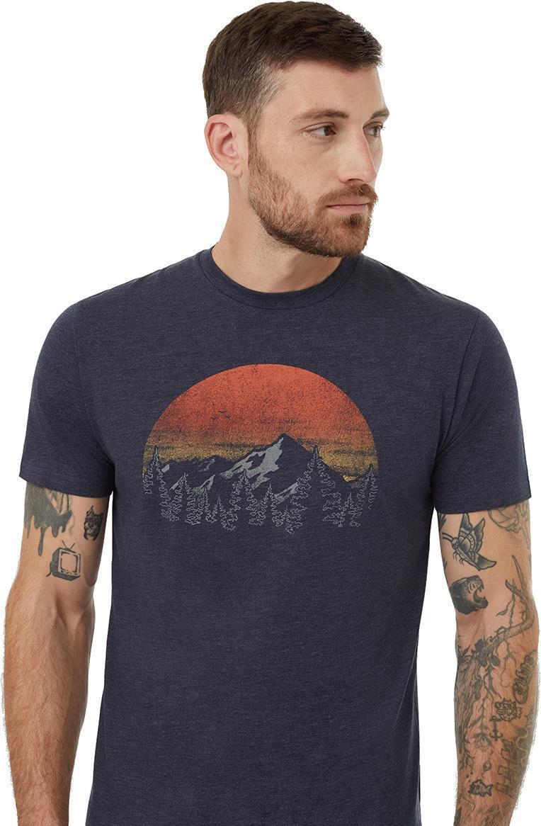 Vintage Sunset SS T-Shirt - Mens - Midnight Blue Heather / Arbutus 3