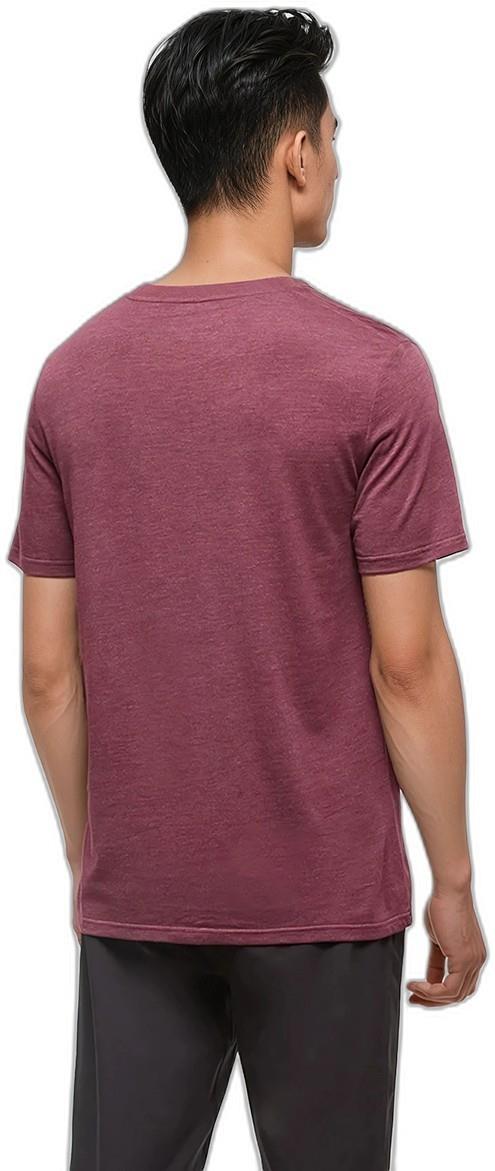Vintage Sunset T-Shirt - Mens - deep burgundy heather / arbutus 1