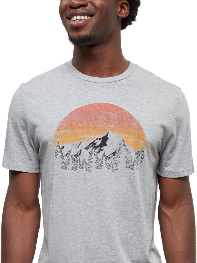 Vintage Sunset T-Shirt - Mens - harbour grey heather / terra 1