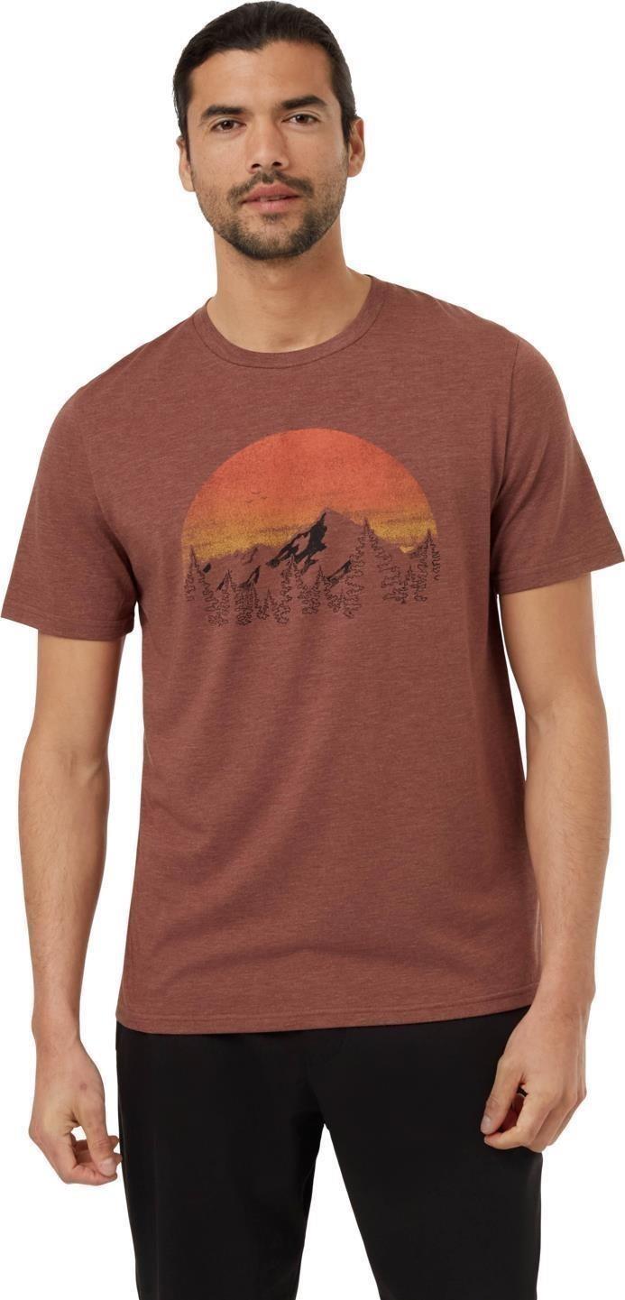 Vintage Sunset T-Shirt - Mens - mesa red heather / arbutus 1
