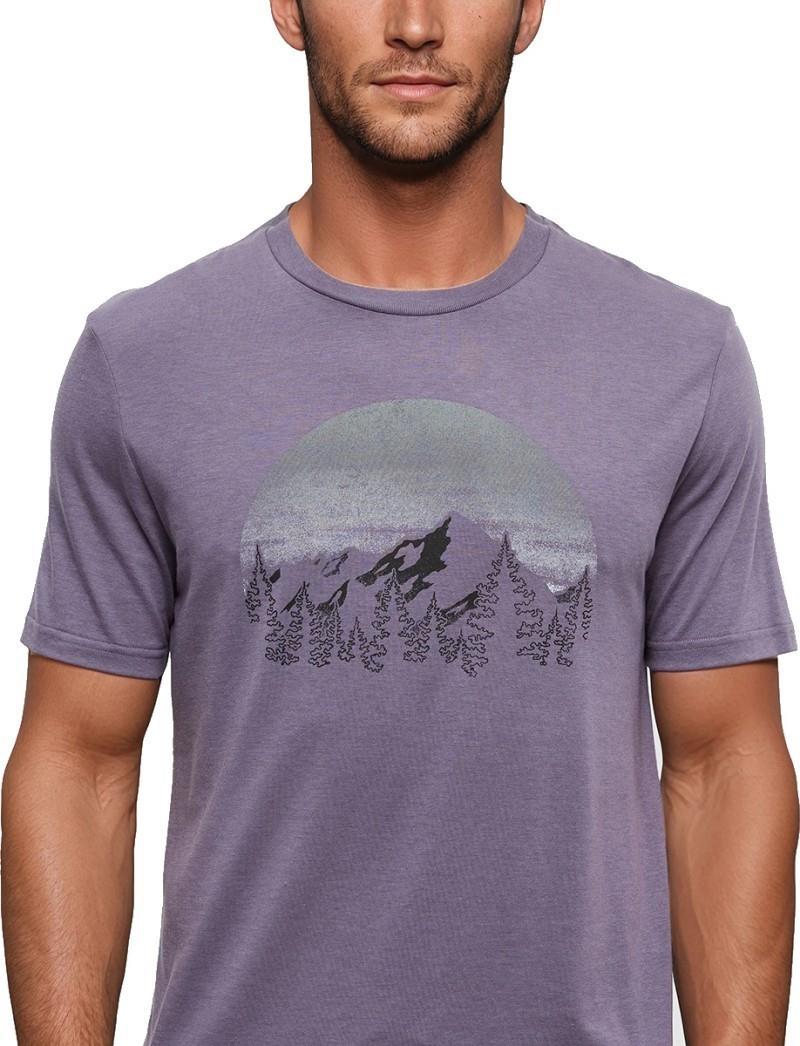 Vintage Sunset T-Shirt - Mens - smokey violet heather / ocean air 1